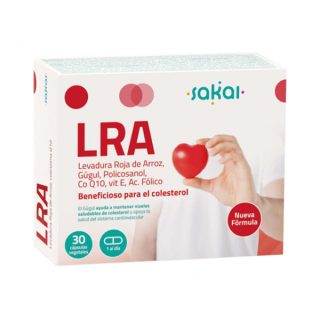 Sakai Lra Levadura Roja de Arroz Coenzima Q10 Colesterol 30 Cápsulas