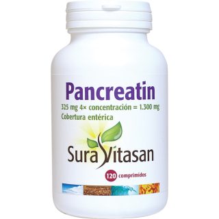 Sura Vitasan Pancreatin 1300mg 120 Cápsulas