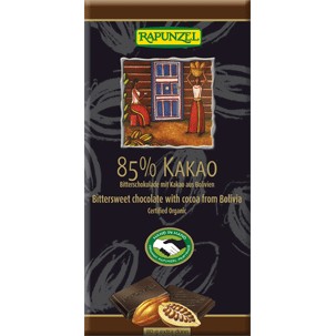 Rapunzel Chocolate 85% Cacao 80 Gramos