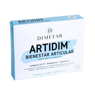 Dimefar Artidim UC-II con Colagenos y Manganeso 30 Cápsulas