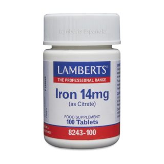 Lamberts Hierro 14MG 100 Comprimidos