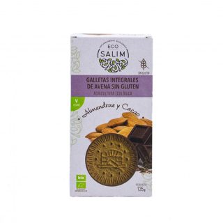 Eco-salim Galletas de Avena Integral Almendras y Cacao Eco 135 Gramos