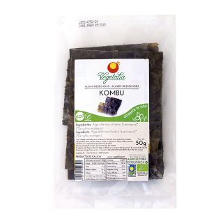 Vegetalia Algas Kombu desecadas Eco 50 Gramos