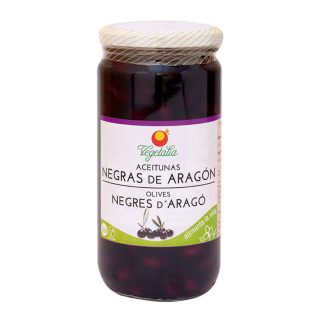 Vegetalia Aceitunas Negras de Aragon 220 Gramos