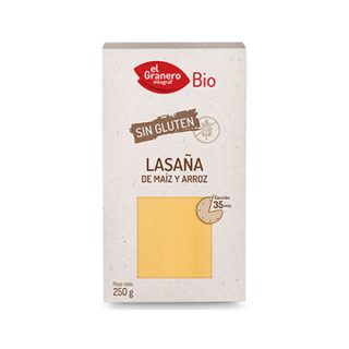 Granero Integral Placas Lasaña de Maiz y Arroz 250 Gramos