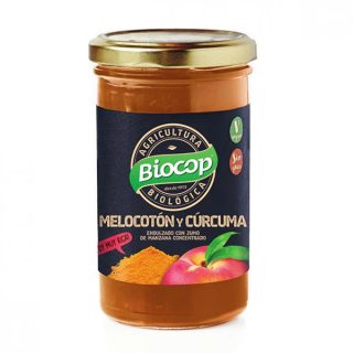 Biocop Compota Melocotón y Cúrcuma 265 Gramos