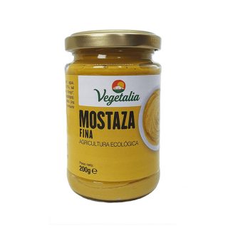 Vegetalia Mostaza Fina crema Eco 200 Gramos
