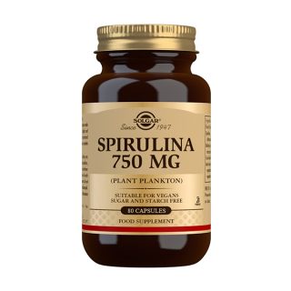 Solgar Espirulina 750mg 80 Comprimidos