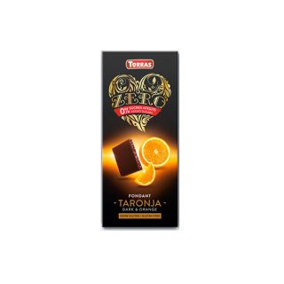 Torras Chocolate Negro con Naranja Zero 125 Gramos