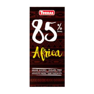 Torras Chocolate Negro 85% Cacao Africa 100 Gramos