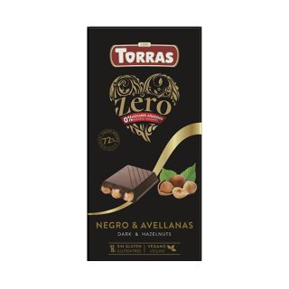 Torras Chocolate Negro con Avellanas 72% Cacao 150 Gramos