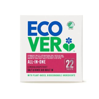 Ecover Lavavajillas Maquina All In One 22 Tabletas