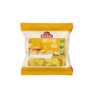 Natursoy Chips de Maiz Sabor Queso 75 Gramos