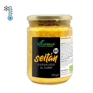 Soria Natural Seitan Esponjoso Curry 375 Gramos