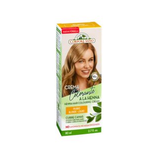 Corpore Sano Cubrecanas Rubio Henna 60ml