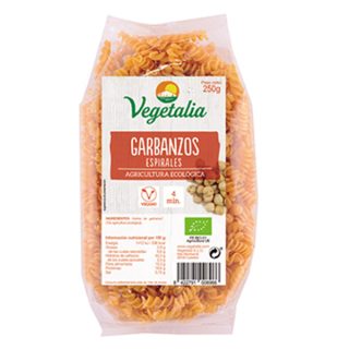 Vegetalia Espirales Garbanzos 250 Gramos