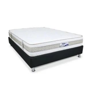 Combo Colchon Pride Relax 1.40 + Base cama+2 Almohadas