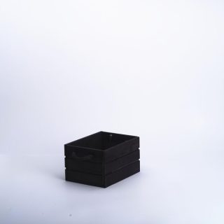 Caja De Madera 21x15x11 Cuerda Negra