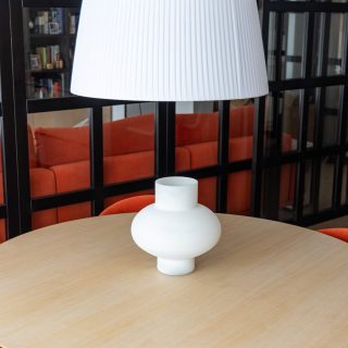 Jarrón Fireplace Ø22 H30 Envejecido Blanco