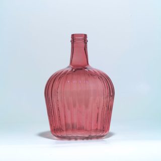 Damajuana 4 Litros Rayada Rojo Teja