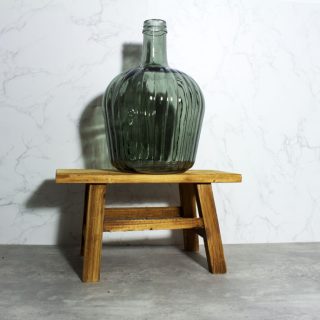 Damajuana 4 Litros Rayada Verde Oliva