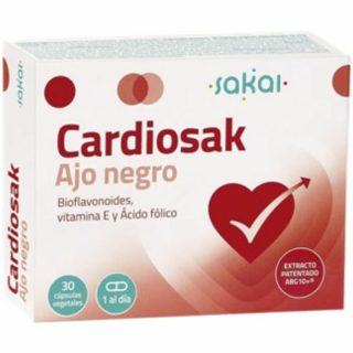 Sakai Cardiosak Ajo Negro 30 Cápsulas