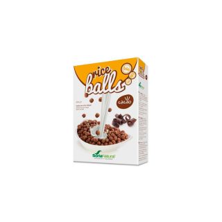 Soria Natural Rice Balls Bolitas de Arroz Integral con Cacao 250 Gramos