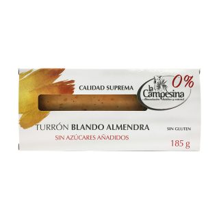 La Campesina Turrón blando almendra s/g s/a 185 Gramos