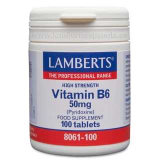 Lamberts Vitamina-B6 50mg 100 Comprimidos