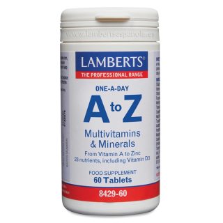 Lamberts Multivitamins Minerals A-Z 60 Comprimidos