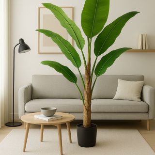 Planta Artificial Platanera Musa Bananera 105cm