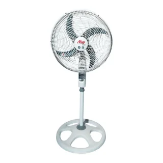 Ventilador Pedestal Malla Plastica Pro Altezza 18″ – Blanco