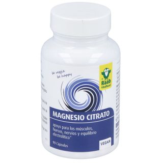 Raab Citrato de Magnesio 90 Cápsulas
