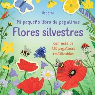 FLORES SILVESTRES. Mi pequeño libro de pegatinas