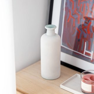 Botella Holanda Mediana Envejecido Blanco