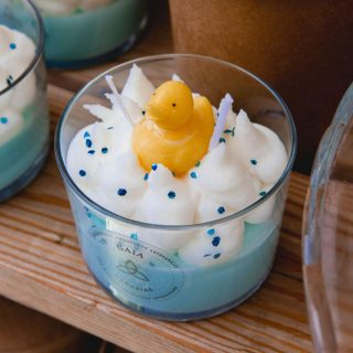 Vela decorada baby Gaia Canarias