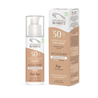 Crema Solar Facial con color SPF30