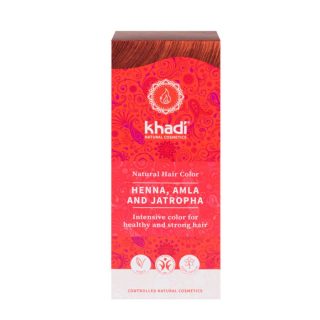 Tinte Henna, Amla y Jatropha Ayurveda Khadi