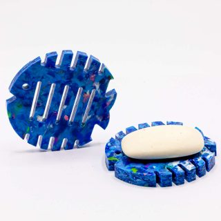 Jabonera pez plástico reciclado