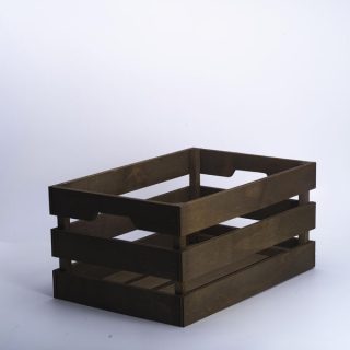 Caja De Madera Mediana Envejecida