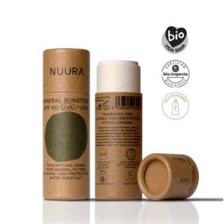 Stick Solar Blanco Orgánico Nuura SPF50