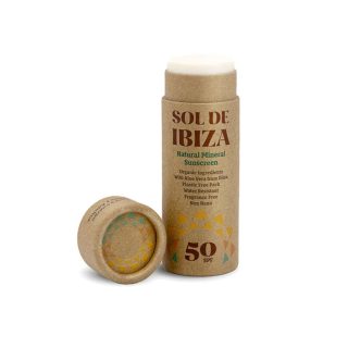Stick protector solar mineral SPF50 Sol de Ibiza Sin plástico