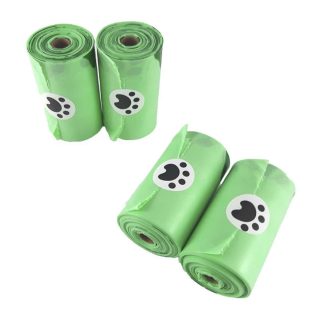 Rollo de bolsas compostables para excrementos mascotas