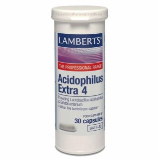 Lamberts Acidophilus Extra-4 30 Cápsulas