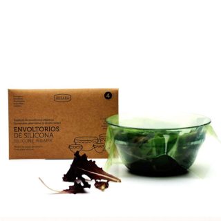 Envoltorios reutilizables de silicona – Pack x4