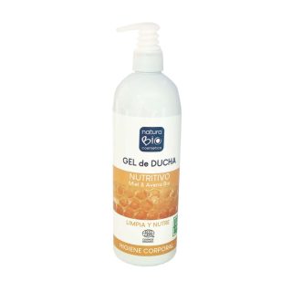 Gel de ducha nutritivo miel y avena Bio