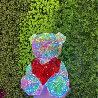 Oso led holográfico regalo